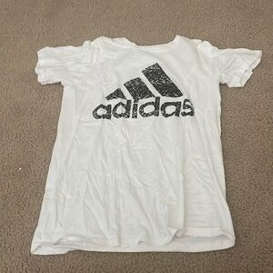 White Adidas T-Shirt